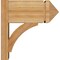 Ekena Millwork Thorton Arts & Crafts Rough Sawn Outlooker, Western Red Cedar, 8"W x 16"D x 16"H OUT08X16X16THR03RWR - alternate 4